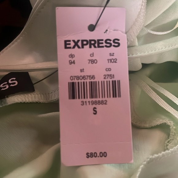 Small Express green maxi dress - Picture 3 of 3